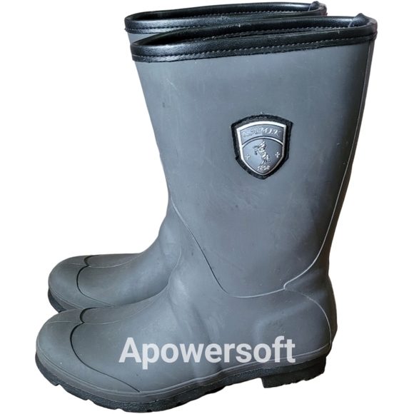 Kamik Jennifer rain boots size 10 grey black - Picture 3 of 6